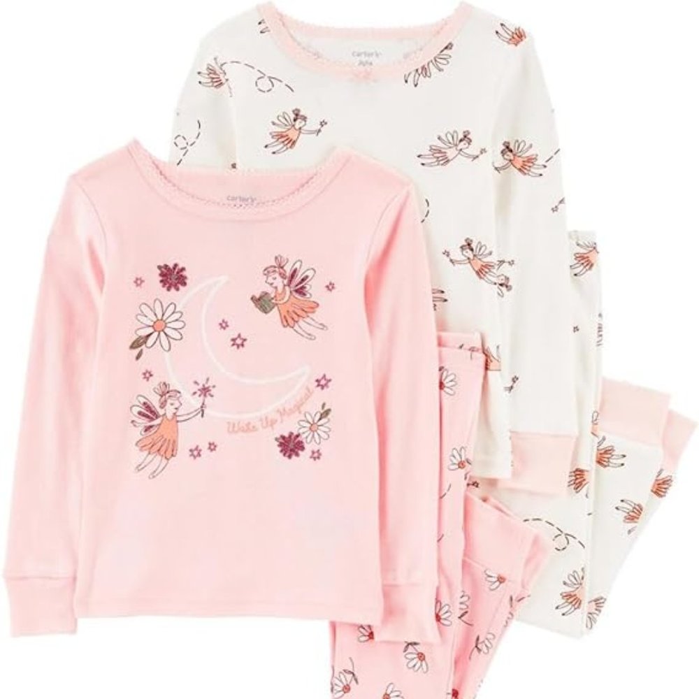 Carter's Toddler 4 Pc Snug Fit Cotton Pajamas